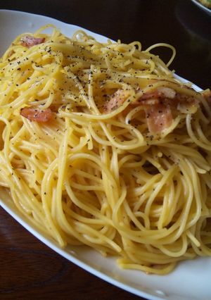 簡単あっさり☆カルボナーラ-レシピのメイン写真