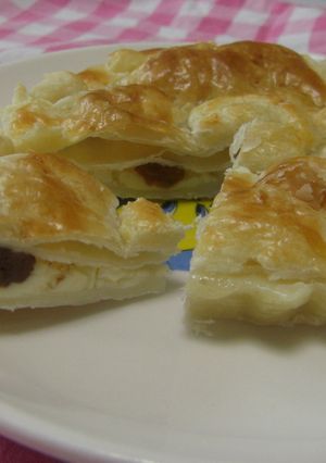 パイシートで『なんちゃってチーズケーキ』-レシピのメイン写真
