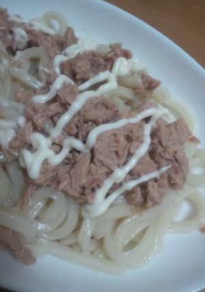 ﾂﾅだけうどん一人のﾗﾝﾁ｡｡｡-レシピのメイン写真
