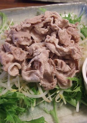 豚冷しゃぶのにんにくしょうゆだれ-レシピのメイン写真