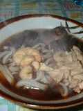 わたなべ流。なんちゃって手打ち蕎麦を使ったあったかお蕎麦