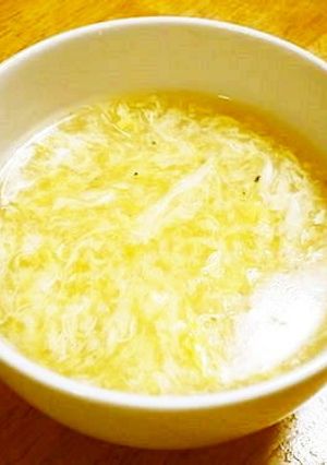 卵がふわとろ！中華たまごスープ-レシピのメイン写真