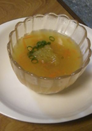 そうめん南瓜（金糸瓜）　ささみのスープ-レシピのメイン写真