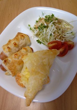 パイシートで手軽にランチ-レシピのメイン写真