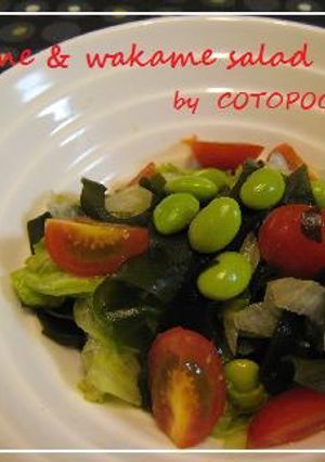 枝豆とワカメのさっぱりサラダ-レシピのメイン写真