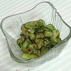 รูปของ きゅうりのゴマ味噌和え