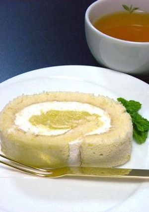 オレンジクリームのロールケーキ-レシピのメイン写真