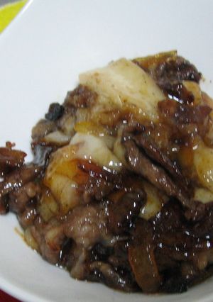 餅と牛肉のジャム炒め-レシピのメイン写真