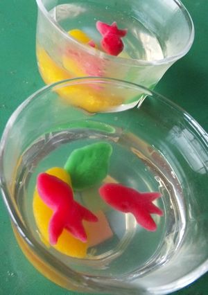 金魚鉢ゼリー♪-レシピのメイン写真