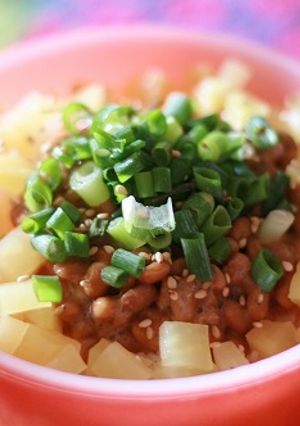 ♡納豆たくあん丼♡-レシピのメイン写真