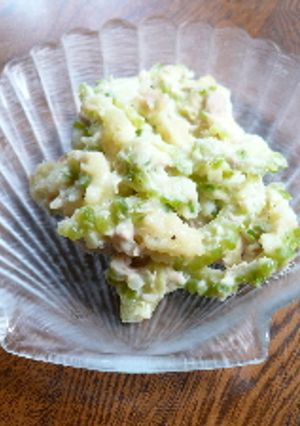ゴーヤのじゃがりこ和え-レシピのメイン写真