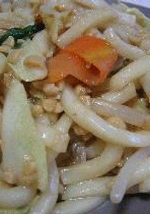 とってもヘルシー！納豆焼きうどん-レシピのメイン写真