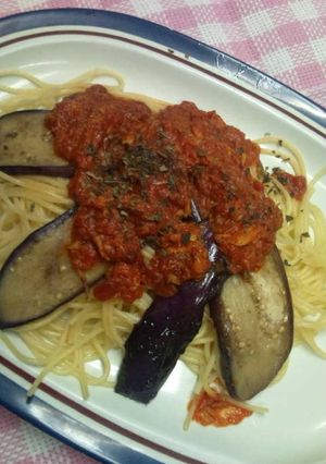 揚げナスとトマト☆太陽のパスタ-レシピのメイン写真
