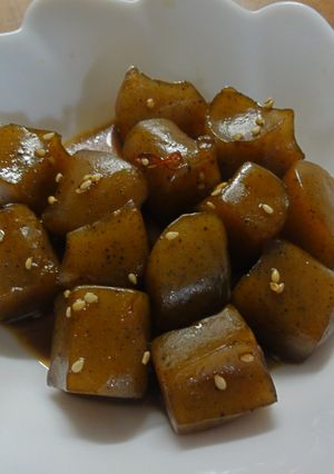 こんにゃくの照り照り煮-レシピのメイン写真