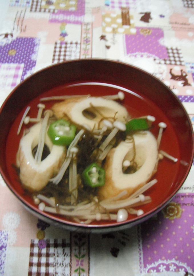 ちくわともずくのすまし汁-レシピのメイン写真