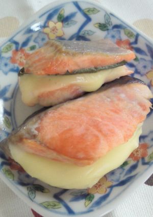 お弁当☆鮭の大葉チーズはさみ-レシピのメイン写真