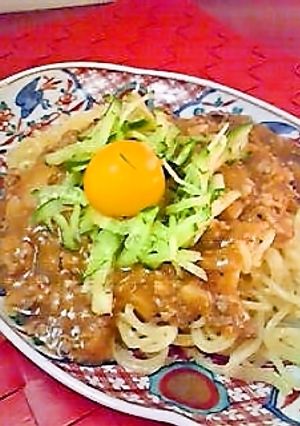 ジャージャー麺風焼きそば!-レシピのメイン写真