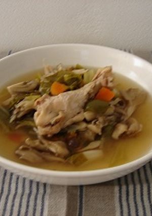 舞茸た～ぷり♪手羽元と野菜のスープ-レシピのメイン写真