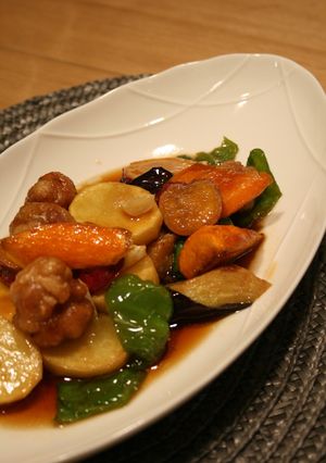 豚肉と夏野菜のさっぱり揚げびたし-レシピのメイン写真
