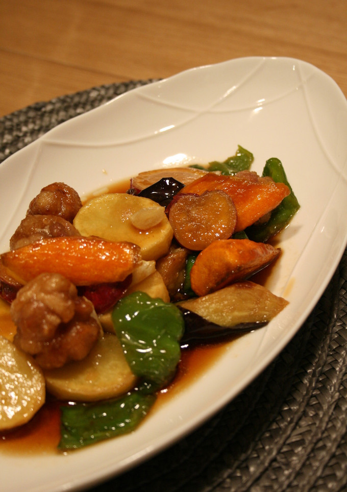 豚肉と夏野菜のさっぱり揚げびたし-レシピのメイン写真