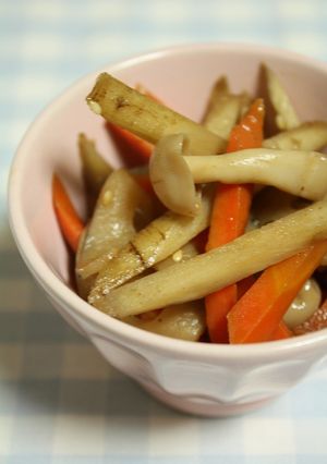 素材味♪白いきんぴら-レシピのメイン写真