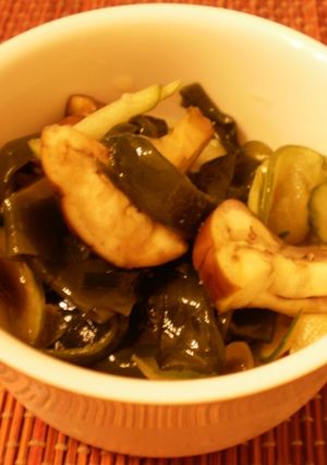 ☆茄子救済！茄子と胡瓜とわかめの酢の物☆-レシピのメイン写真