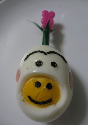 ☆簡単☆　キャラ弁　ゆで卵ではなかっぱ-レシピのメイン写真