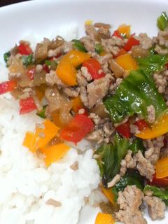中華風肉そぼろ丼-レシピのメイン写真