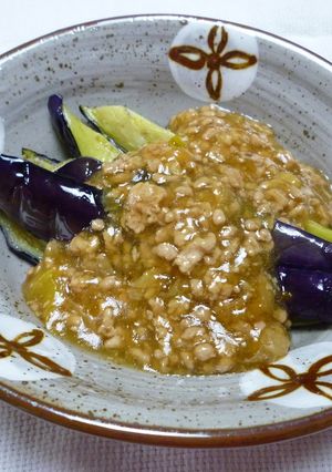 揚げなすの肉みそあん-レシピのメイン写真