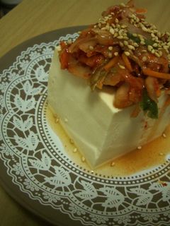 ごま油とキムチのコリアン冷奴-レシピのメイン写真