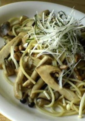 森の仲間と納豆スパゲッティ-レシピのメイン写真