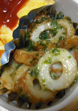 ★お弁当に★ちくわの磯チーズ炒め-レシピのメイン写真