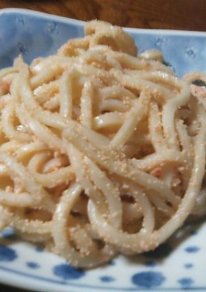 明太子焼きうどん☆にんにくバター醤油風味-レシピのメイン写真