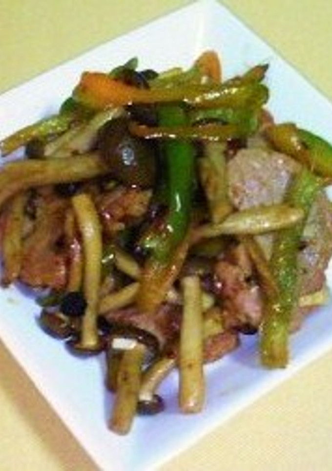 塩豚と野菜のすっぱ辛豆鼓炒め-レシピのメイン写真