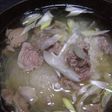 ::ひとりごはん:: ゆで豚するする雑炊