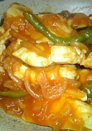 簡単に出来ちゃう☆鶏肉のトマト煮込み☆-レシピのメイン写真