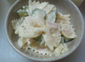 ショートパスタでファルファッレの卵サラダ-レシピのメイン写真