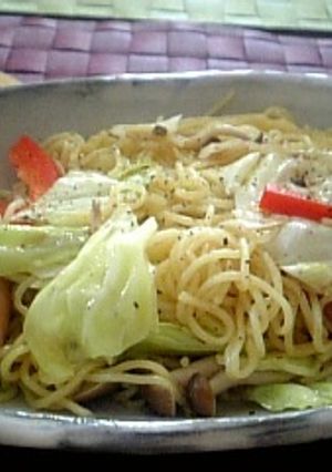 お家の調味料で、塩焼きそば-レシピのメイン写真