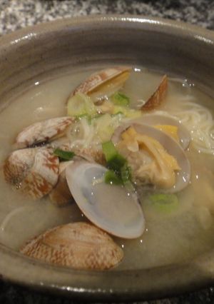 あさりの味噌汁★にゅうめん♪-レシピのメイン写真