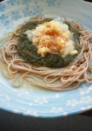 ダイエットに！昆布納豆と大根おろし蕎麦-レシピのメイン写真