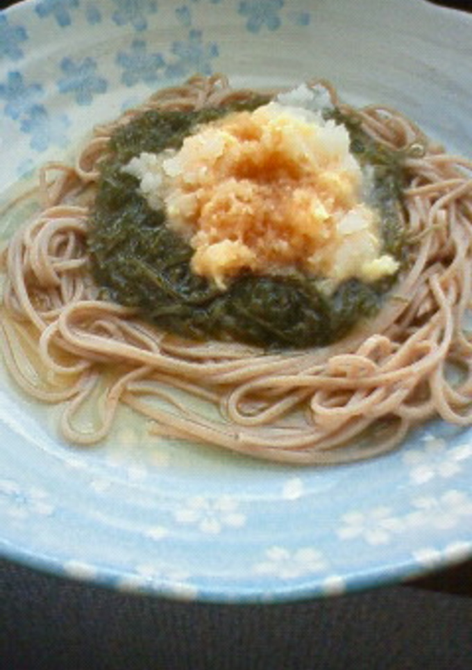 ダイエットに！昆布納豆と大根おろし蕎麦-レシピのメイン写真