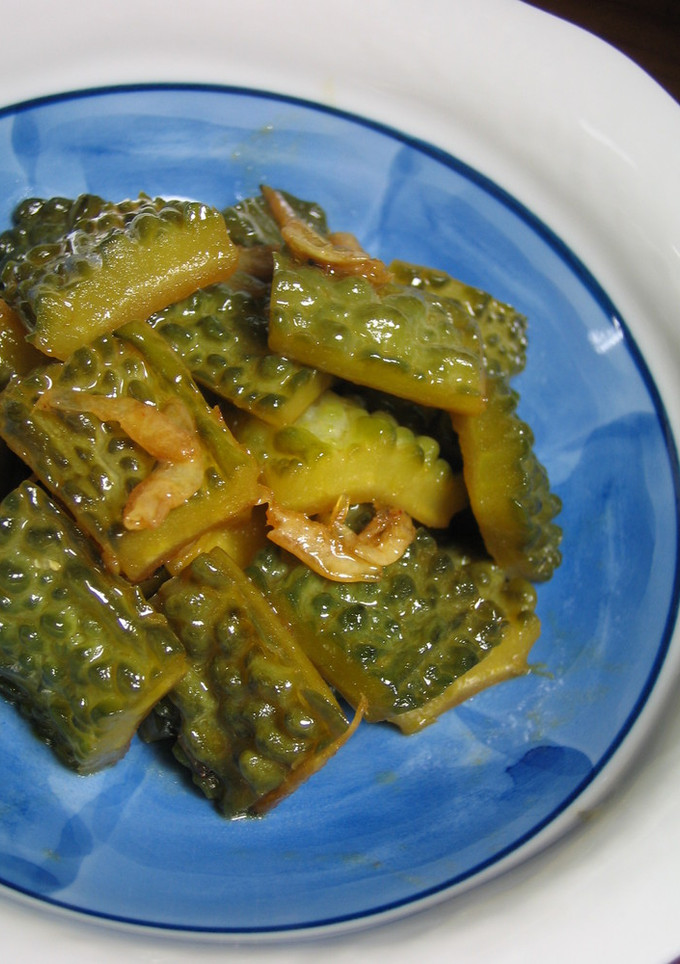 ゴーヤと干しエビの中華風炒め煮-レシピのメイン写真