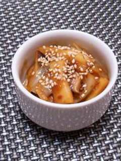 エコ☆キャベツの芯とエリンギの酢味噌和え-レシピのメイン写真