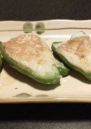 ピーマンのはんぺん詰め-レシピのメイン写真