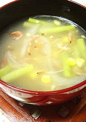 味覇で✿アスパラコーンの優しいスープ✿-レシピのメイン写真