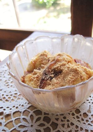 ビニール袋で簡単♡きなこ豆腐もち♫-レシピのメイン写真