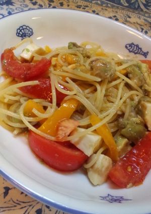 混ぜて簡単☆トマトの冷静パスタ-レシピのメイン写真