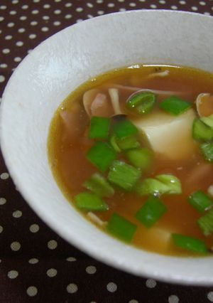 豆腐の洋風スープ♪-レシピのメイン写真