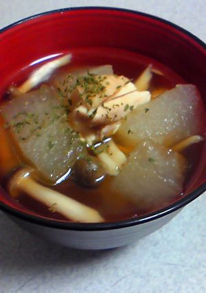 ほっこりさっぱり♪冬瓜のスープ☆-レシピのメイン写真