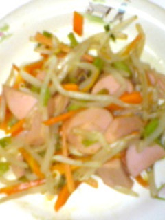 魚肉ソーセージ野菜ソース炒め-レシピのメイン写真